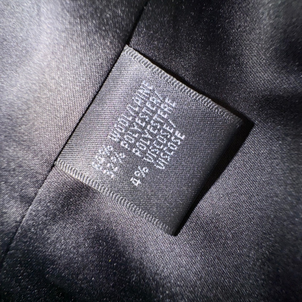 Lafayette 148 Blazer Women's 10 Black Sparkle Tweed Blazer‎ Shawl Collar Event - Picture 11 of 13